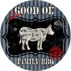 Good Ol' Family BBQ Round Cow
