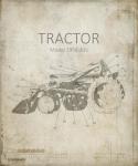 Industrail Farm Tractor Blue Print 1