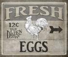 Vintage Farm Sign - Local Farmer - Fresh Eggs