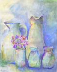 Homage To Morandi With Flowers