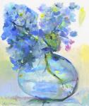 Hydrangea In Fish Bowl