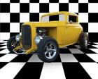 Yellow Hotrod