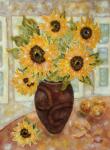 Sunflowers And Satsumas