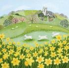 Lambs and Daffodils