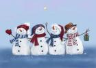 Four Snowmen