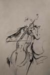 The Cellist Sketch