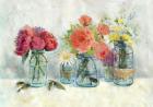 Flowers In Mason Jars