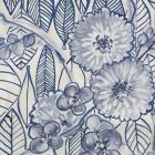 Indigo Leaves And Florals 1