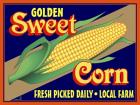 Sweet Corn Crate Label