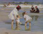 Children Playing At The Seashore