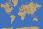 World Map - Sand Dots 1