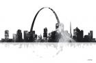 St Louis Missouri Skyline