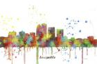 Louisville Kentucky Skyline Multi Colored 1