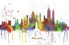 New York New York Skyline Multi Colored 1