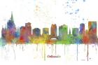 Orlando Florida Skyline Multi Colored 1