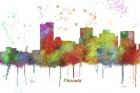 Phoenix Arizona Skyline Multi Colored 1