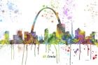 St Louis Missouri Skyline Multi Colored 1