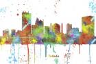 Toledo Ohio Skyline Multi Colored 1