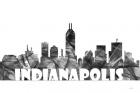 Indianapolis Indiana Skyline BG 2