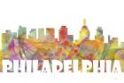 Philadelphia Skyline Multi Colored 2