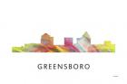 Greensboro North Carolina Skyline