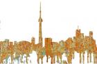 Toronto Ont Skyline - Rust
