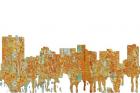 Arlington Texas Skyline - Rust