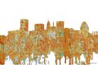 Baltimore Maryland Skyline - Rust