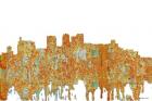 Birmingham Alabama Skyline - Rust