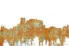 El Paso Texas Skyline - Rust