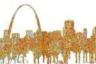 Gateway Arch St Louis Missouri Skyline - Rust
