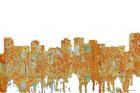 Norfolk Virginia Skyline - Rust