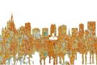 Orlando Florida Skyline - Rust