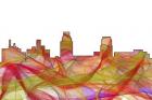 Camden New Jersey Skyline-Summer Swirl