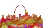 St Louis Missouri Skyline- summer Swirl