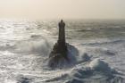 Phare De La Vieille Dans La Tempete