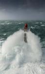 Toute La Force De La Nature Lors Du Passage De La Tempete Ruzica Au Phare De La Jument