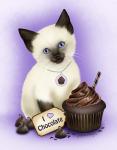 Chocolate Cupcake Kitten