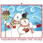 Snowman Bear Friendship