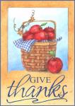 Give Thanks Apple Basket