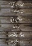 Coffee - Tall Woodsign