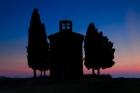 Dusk at Vitaleta Chapel