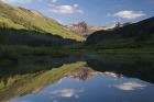 The Rockies from Paradise Pond