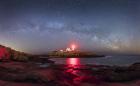 Arch Over Nubble - Panorama