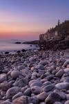 Boulders At Dawn - Vertical