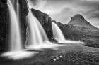 Kirkjufell Mountain BW