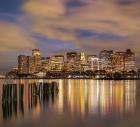 Dusk over Boston Harbor