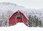 Red Barn White Hill