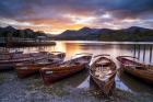 Sunset over Derwent Water