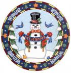 Apple Snowman